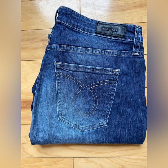 Big Star Denim - Big Star Jeans Women's Size 27R Liv Skinny Mid Rise Dark Blue Denim Stretch‎